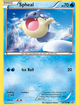 Spheal (46/160) [XY: Primal Clash]