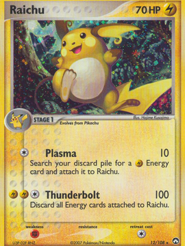 Raichu (12/108) [EX: Power Keepers]