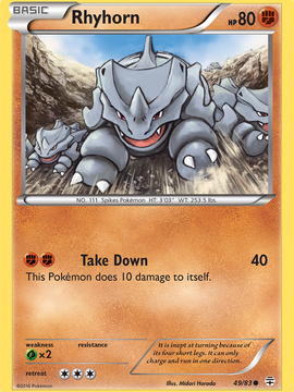 Rhyhorn (49/83) [XY: Generations]