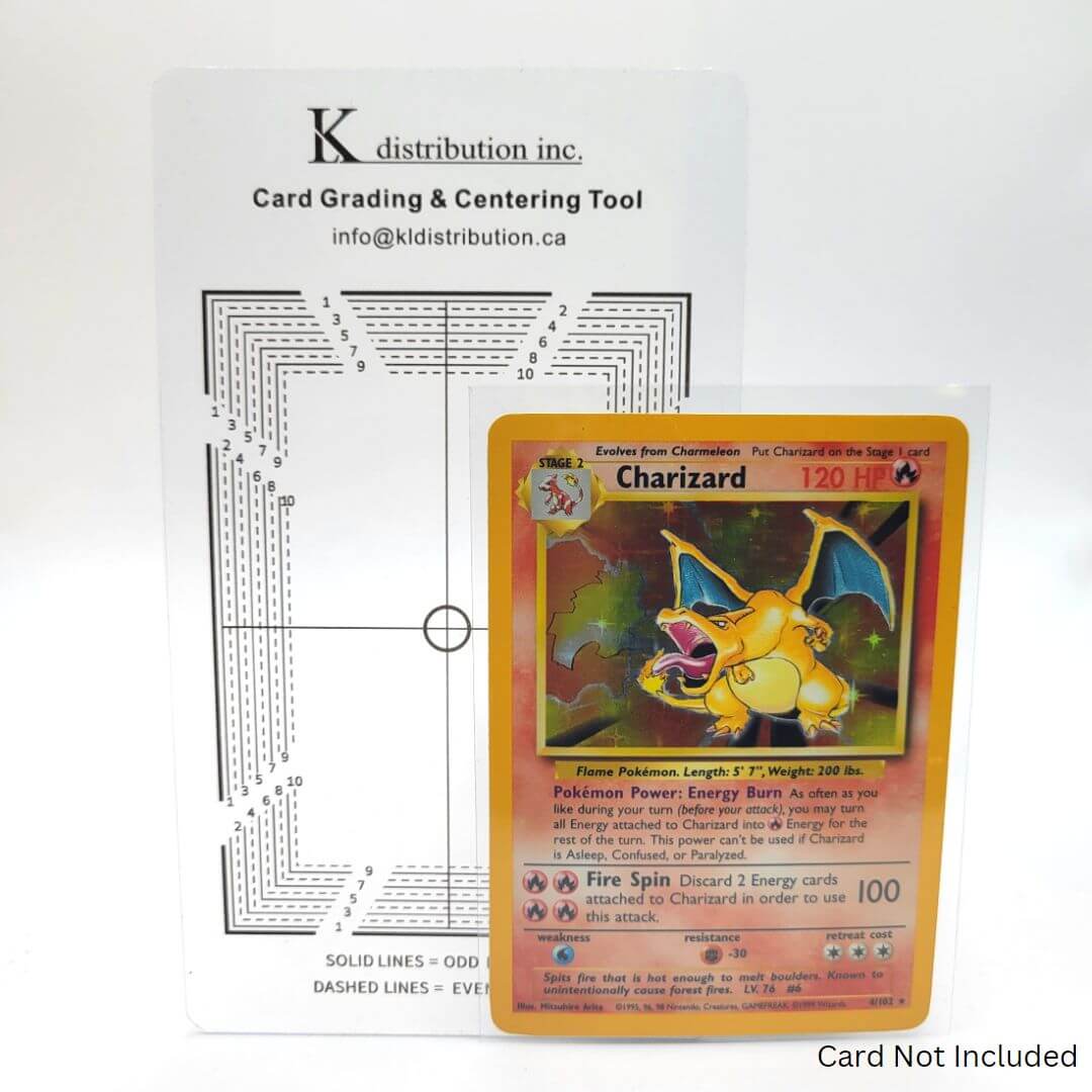 .com: Flying Tiger The Card Centering Grading Tool - Card Grading Tool  - Card Tools - Card Center Tool for Grading Card Submissions : Toys & Games
