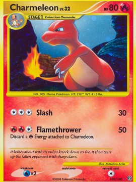 Charmeleon (102/100) [Diamond & Pearl: Stormfront]