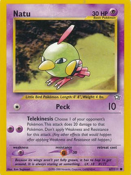 Natu (67/111) [Neo Genesis Unlimited]