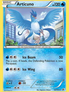 Articuno (32/113) [Black & White: Legendary Treasures]