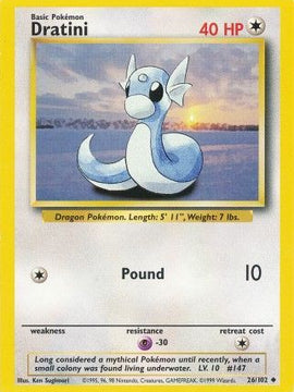 Dratini (26/102) [Base Set Unlimited]