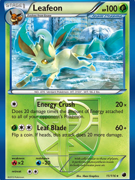 Leafeon (11/116) (Theme Deck Exclusive) [Black & White: Plasma Freeze]