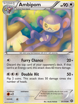 Ambipom (91/114) [XY: Steam Siege]