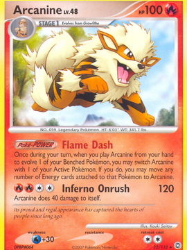 Arcanine (22/132) [Diamond & Pearl: Secret Wonders]