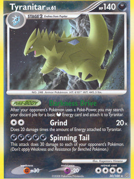 Tyranitar (30/100) (Theme Deck Exclusive) [Diamond & Pearl: Stormfront]