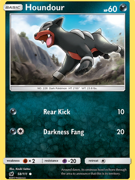 Houndour (58/111) [Sun & Moon: Crimson Invasion]