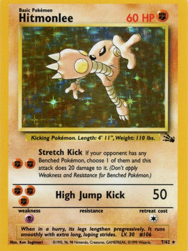 Hitmonlee (7/62) [Fossil Unlimited]