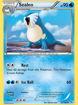 Sealeo (25/106) [XY: Flashfire]