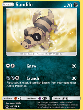 Sandile (83/149) [Sun & Moon: Base Set]