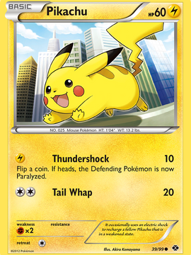 Pikachu (39/99) [Black & White: Next Destinies]