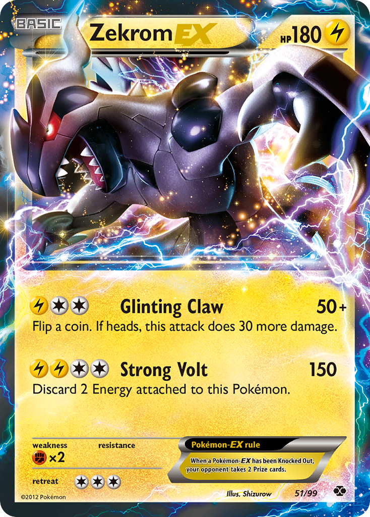 Pokemon - Zekrom (XY76) - XY Black Star Promos - Holo