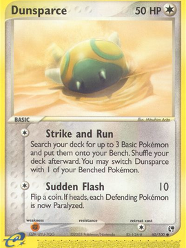 Dunsparce (60/100) [EX: Sandstorm]