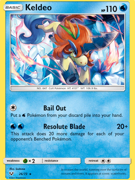 Keldeo (26/73) [Sun & Moon: Shining Legends]