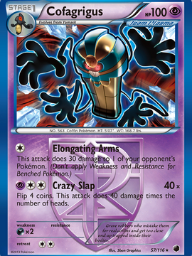 Cofagrigus (57/116) [Black & White: Plasma Freeze]