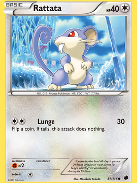 Rattata (87/116) [Black & White: Plasma Freeze]