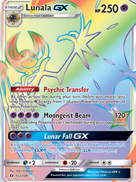 Lunala GX (153/149) [Sun & Moon: Base Set]