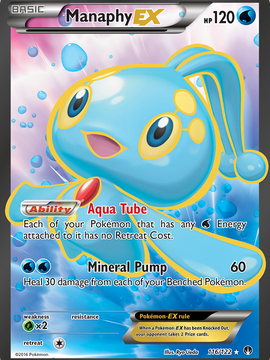 Manaphy EX (116/122) [XY: BREAKpoint]