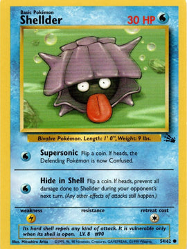 Shellder (54/62) [Fossil Unlimited]