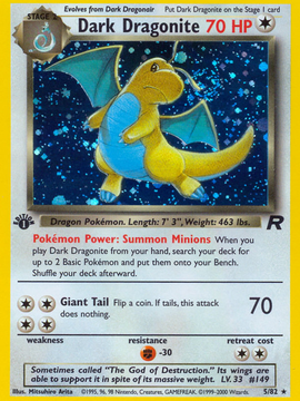 Dark Dragonite (5/82) [Team Rocket 1st Edition]