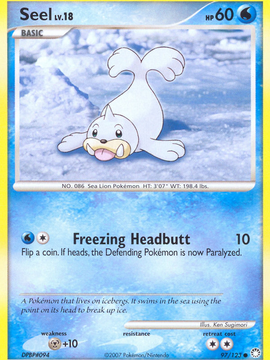 Seel (97/123) [Diamond & Pearl: Mysterious Treasures]