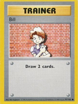 Bill (91/102) [Base Set Shadowless Unlimited]