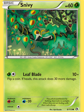 Snivy (6/113) [Black & White: Legendary Treasures]