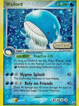 Wailord (14/92) (Stamped) [EX: Legend Maker]