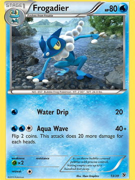 Frogadier (13/39) [XY: Kalos Starter Set]