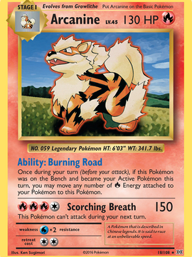 Arcanine (18/108) [XY: Evolutions]