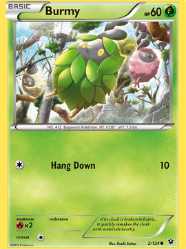 Burmy (2/124) [XY: Fates Collide]