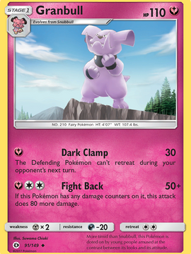 Granbull (91/149) [Sun & Moon: Base Set]