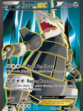 Aggron EX (153/160) [XY: Primal Clash]