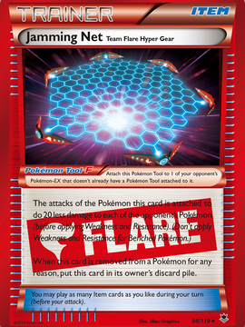 Jamming Net Team Flare Hyper Gear (98/119) [XY: Phantom Forces]