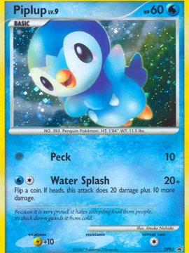 Piplup (DP03) [Diamond & Pearl: Black Star Promos]