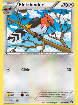 Fletchinder (95/114) [XY: Steam Siege]