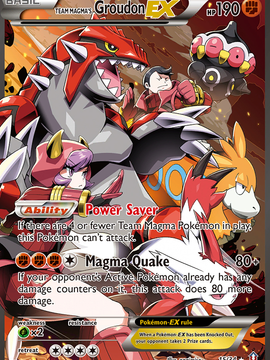 Team Magma's Groudon ex (15/34) [XY: Double Crisis]