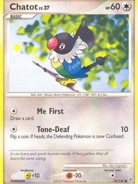 Chatot (74/130) [Diamond & Pearl: Base Set]