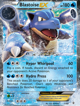 Blastoise EX (17/83) [XY: Generations]