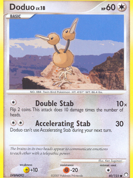 Doduo (80/123) [Diamond & Pearl: Mysterious Treasures]