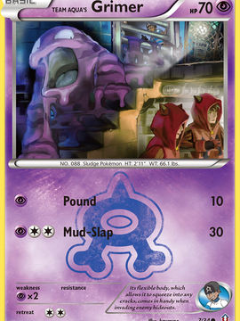 Team Aqua's Grimer (7/34) [XY: Double Crisis]