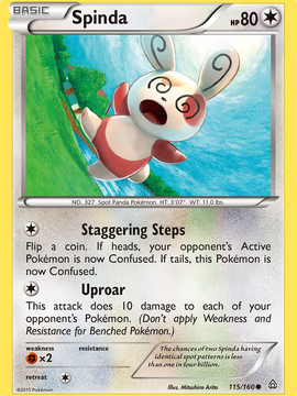 Spinda (115/160) [XY: Primal Clash]