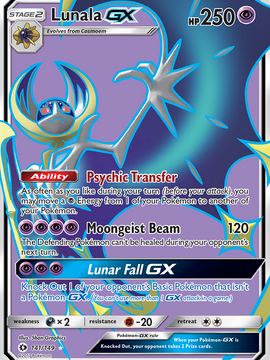 Lunala GX (141/149) [Sun & Moon: Base Set]