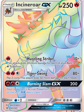 Incineroar GX (147/145) [Sun & Moon: Guardians Rising]