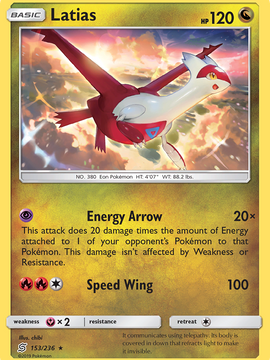 Latias (153/236) [Sun & Moon: Unified Minds]