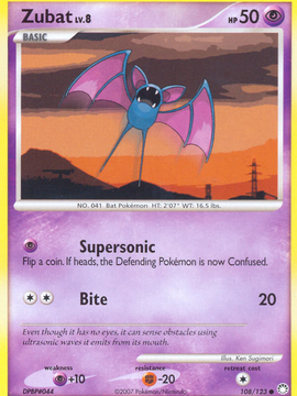 Zubat (108/123) [Diamond & Pearl: Mysterious Treasures]