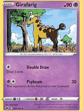 Girafarig (061/159) [Sword & Shield: Crown Zenith]