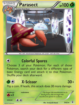 Parasect (7/83) [XY: Generations]